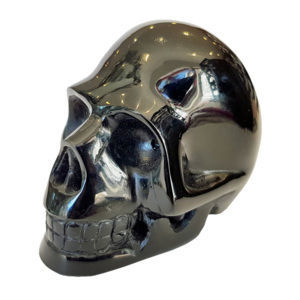 Crânes - Crâne en Obsidienne Noire du Mexique 8 cm