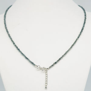 Longueur Totale : 48 cm  Longueur des Perles facettées : 43.5 cm  Diamètre des Perles : 2.2 mm - Longueur Totale : 48 cm  Longueur des Perles facettées : 43.5 cm  Diamètre des Perles : 2.2 mm