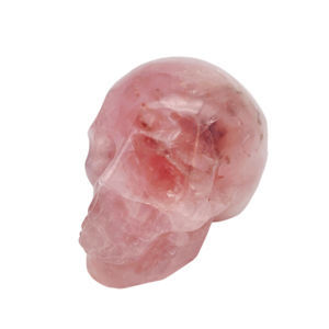 Crânes - Crâne Quartz Rose 11 x 13 x 9 cm 2.39 Kg