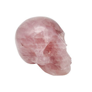 Crânes - Crâne Quartz Rose 11 x 13 x 9 cm 2.39 Kg