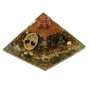 Pyramides - Pyramides Labradorite Orgonite Arbre de Vie 7.5 cm