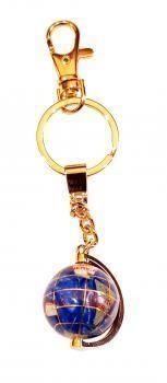 Porte-clefs Globe Lapis Lazuli - Porte-clefs Globe Lapis Lazuli