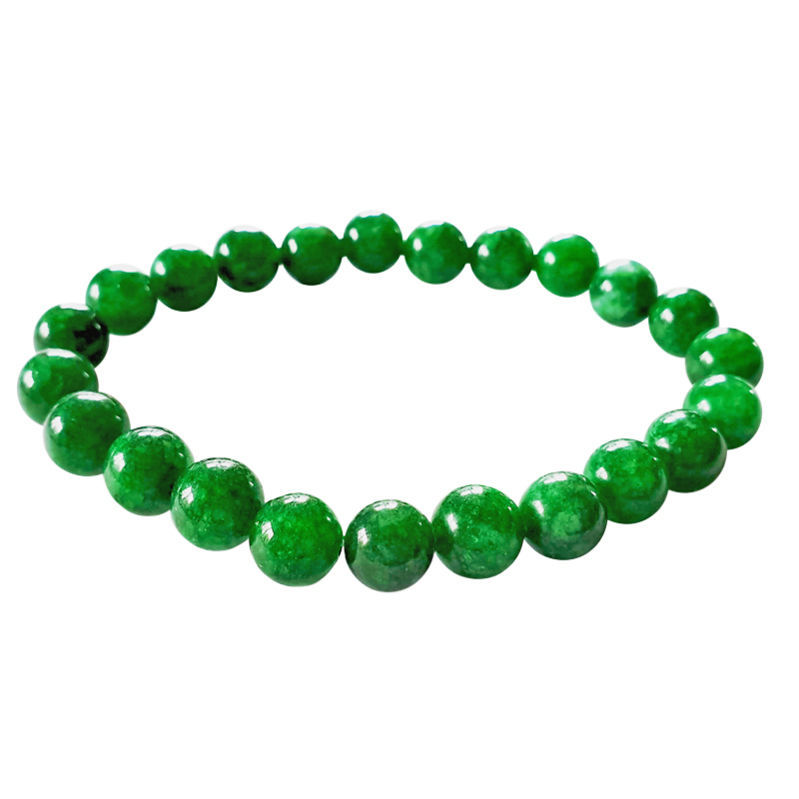 Les Bracelets - Bracelets Jade Africain Billes 8 mm