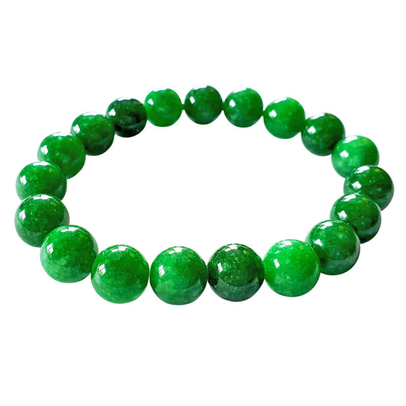 Les Bracelets - Bracelets Jade Africain Billes 10 mm