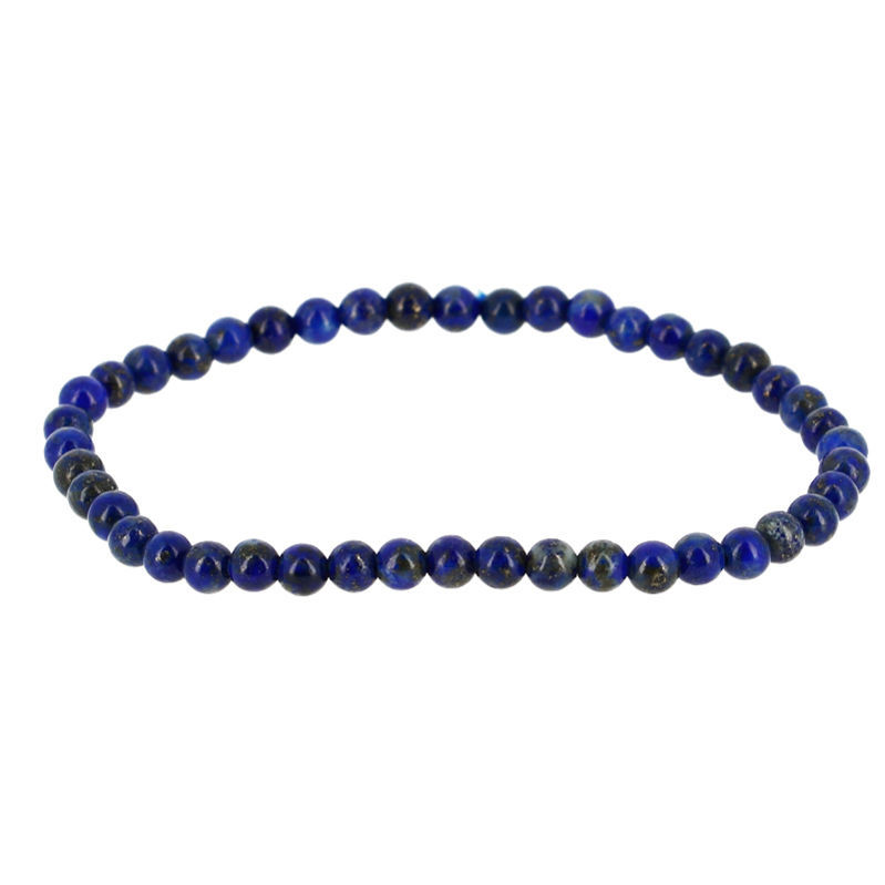 Les Bracelets - Bracelet Lapis Lazuli EXTRA Billes 4 mm