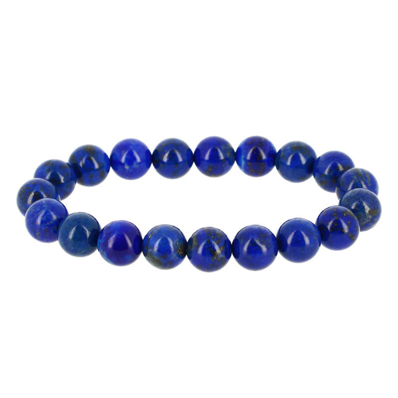 Les Bracelets - Bracelet Lapis Lazuli EXTRA Billes 10 mm