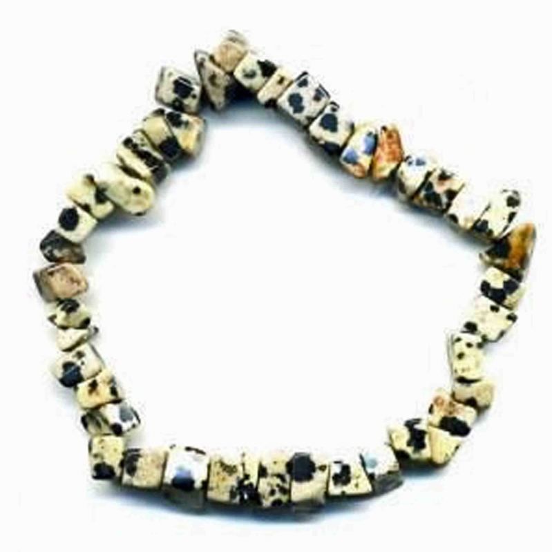 Les Bracelets - Bracelet Baroque en Jaspe Dalmatien