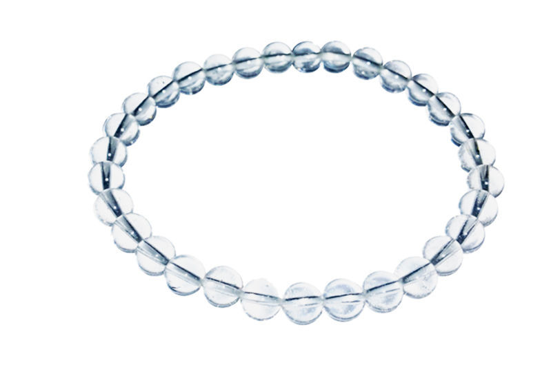 Les Bracelets - Bracelet Cristal de Roche Billes 6 mm