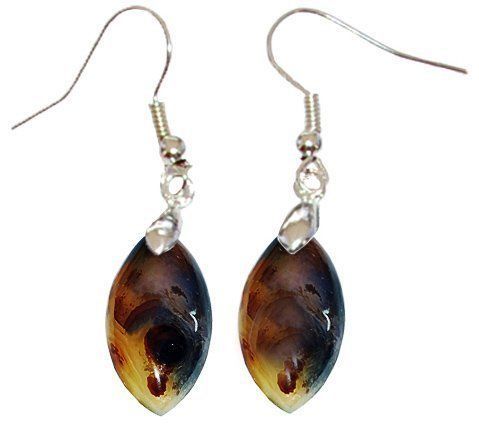 Les Boucles d’Oreilles - Boucles d'Oreilles Agate Marquise